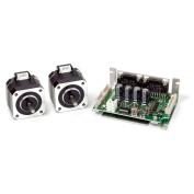 2軸同時駆動マイクロステップドライバ＆ステッピングモータ2台セット　CSB-UDシリーズ