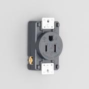 7110GN-P　接地形2P 15A 125V (NEMA 5-15)　パネル用コンセント