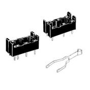 パワーリレーG6B用１極用ソケット（P6B-06P）、2極用ソケット（P6B-26P）、脱着金具（P6B-Y1）