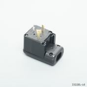 3322EL-L6　引掛形　接地形2P 30A 250V（NEMA L6-30）エルシェイププラグ