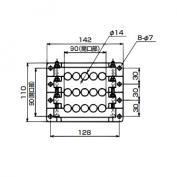 EMS-15-LG-OUTLET　ケーブルマルチ引出板