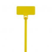 マーカータイプ結束バンド　PLF1M-M4Y（黄）