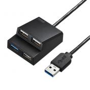 USB-3H413BKN　USB3.2Gen1+USB2.0コンボハブ