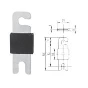 B-SB-B（黒）　ススタッド式試験用端子用ショートバー