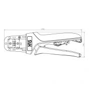 HT802/DF1B-2428P(A)　DF11 Series/2.0mm ピッチ ダブルロウコネクタ圧着工具