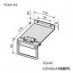 TCKH-94　(DIN96x48機器用)DIN規格機器取付金具