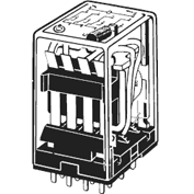 MY4-02　4極　プリント基板端子 