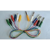 みのむしクリップ⇔バナナプラグ　リード線付　　U-0817