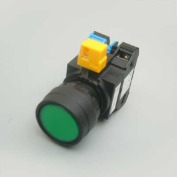 φ22　押ボタンスイッチLED照光　HW1L-M1　（丸平形）（モメンタリ）