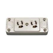 抜け止め接地ダブルコンセント（仮設用）　　ME8631