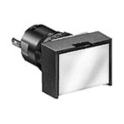 φ16　LED照光押ボタンスイッチ　3方向バリア付　AL6G（長角）形