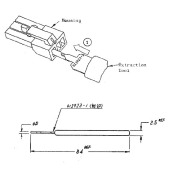 EXTRATION TOOL  913923-1 for AMP Universal POwer Contacts