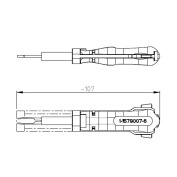 MCP　Interconnection　システム用　引抜工具　1-1579007-6