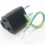 アース付3P-＞2P変換アダプタ　　ADP-32