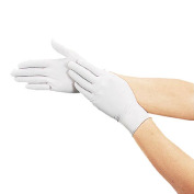 使い捨て極薄手袋ニトリル製粉付き１００枚入Ｌホワイト　　DPM6981NL