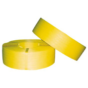 手締用ＰＰバンド１５．５ｍｍ×１０００ｍ巻 黄 　　TPP-155