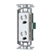 埋込抜け止め接地ダブルコンセント　WTF11623WK