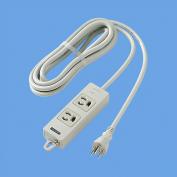 接地15A抜け止め形2コ口　OAタップ　WCH24323H　（電源表示付）