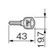 スペアキー　NO.200