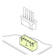2.5ｍｍピッチ　プリント基板　コネクタ用ベース付きポスト